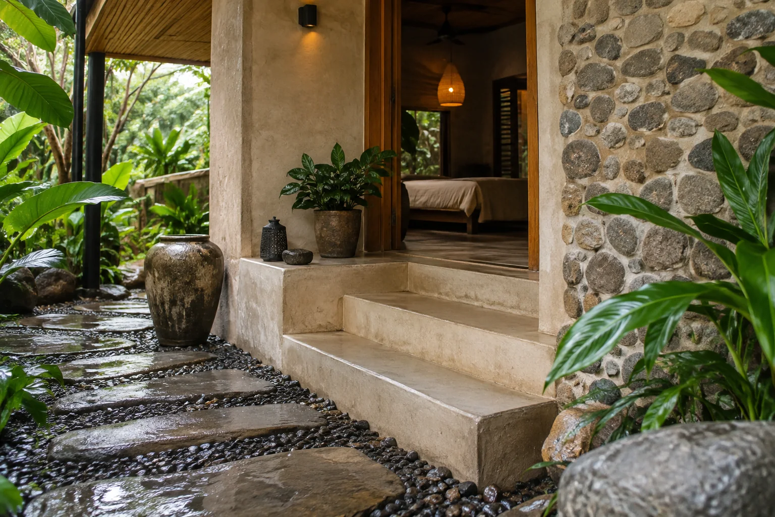 A practical interior or building detail related to long-term use and maintenance