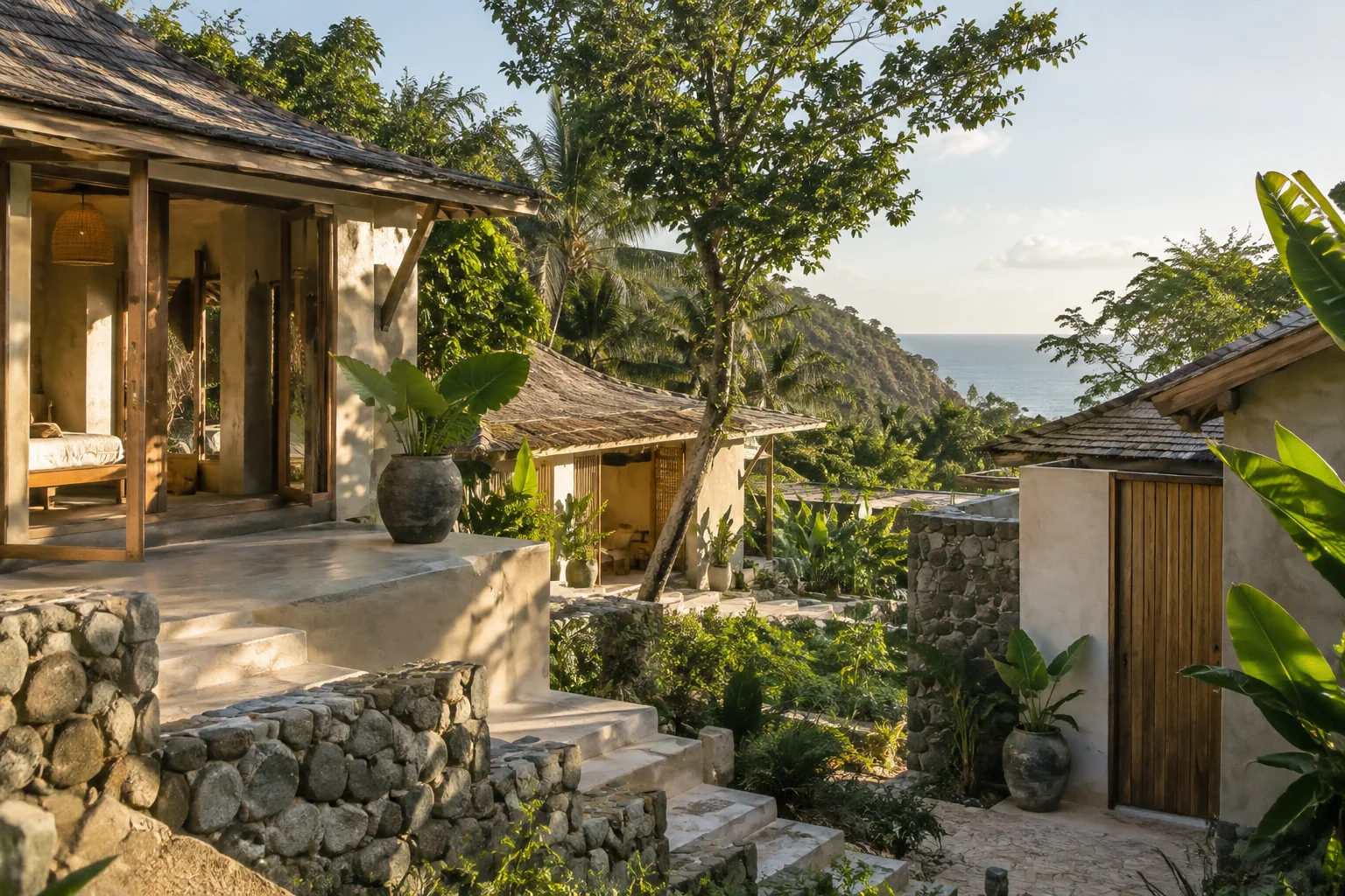 A modest tropical property ensemble illustrating the page topic with realistic spacing