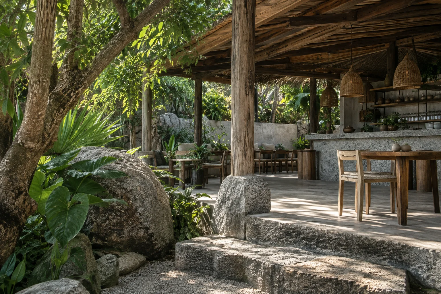 A different operational area of the property premises, without people or business signage